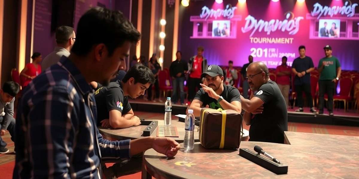 Bangalore Dynamos Live Tournament Bangalore Dynamos tournament in Bangalore with players competing on stage